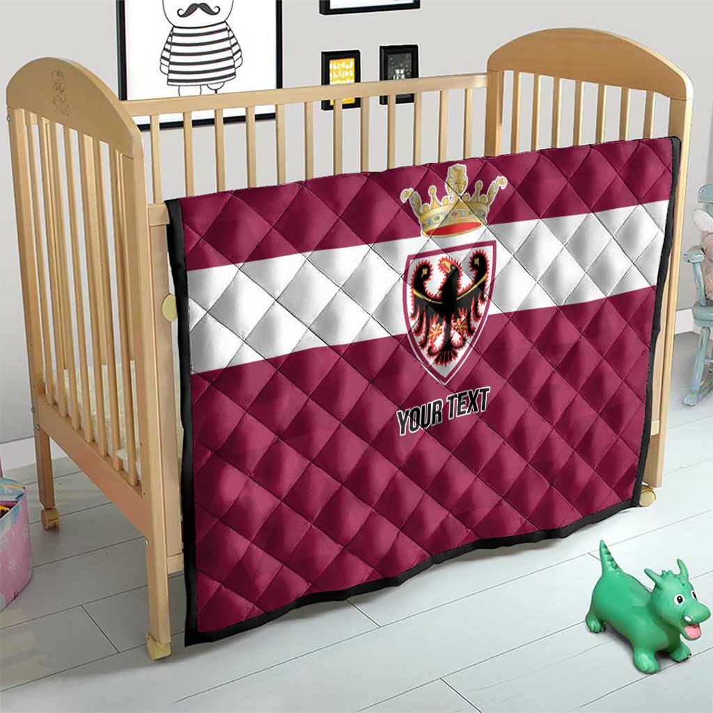 Personalized Italy Provincia Autonoma di Trento Quilt Inspiration Flags Style