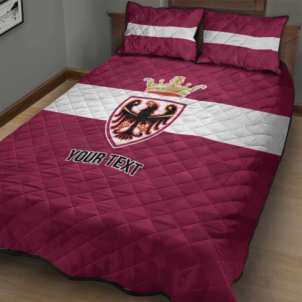 Personalized Italy Provincia Autonoma di Trento Quilt Bed Set Inspiration Flags Style