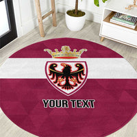 Personalized Italy Provincia Autonoma di Trento Round Carpet Inspiration Flags Style