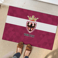 Personalized Italy Provincia Autonoma di Trento Rubber Doormat Inspiration Flags Style