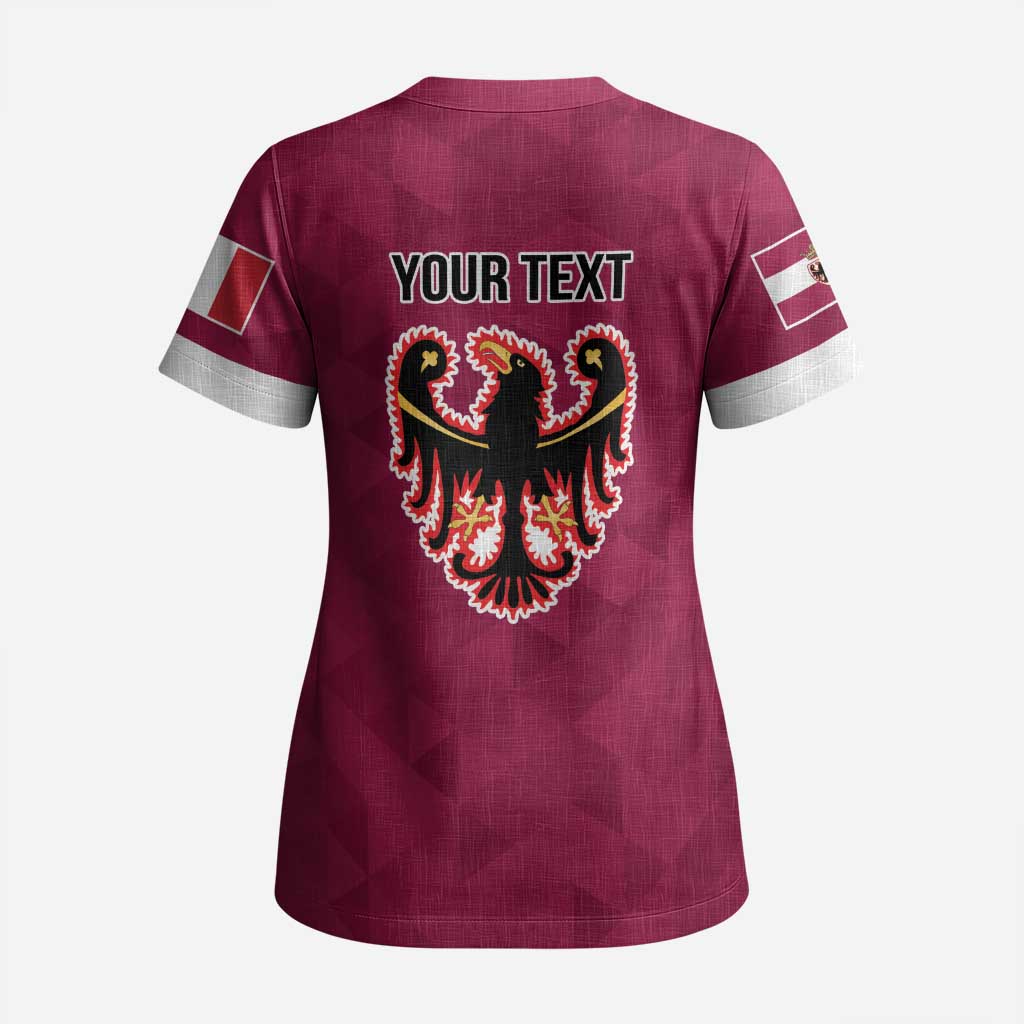 Personalized Italy Provincia Autonoma di Trento Scrub Top Inspiration Flags Style - Wonder Print Shop