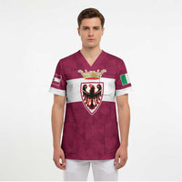 Personalized Italy Provincia Autonoma di Trento Scrub Top Inspiration Flags Style - Wonder Print Shop