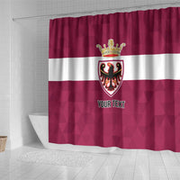 Personalized Italy Provincia Autonoma di Trento Shower Curtain Inspiration Flags Style