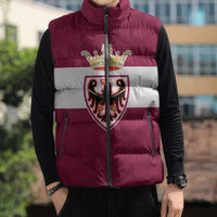 Personalized Italy Provincia Autonoma di Trento Sleeveless Puffer Jacket Inspiration Flags Style - Wonder Print Shop