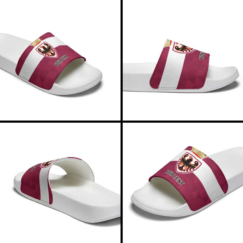 Personalized Italy Provincia Autonoma di Trento Slide Sandals Inspiration Flags Style - Wonder Print Shop