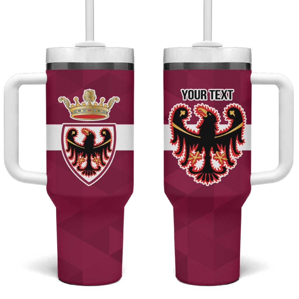 Personalized Italy Provincia Autonoma di Trento Tumbler With Handle Inspiration Flags Style