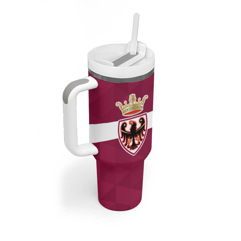 Personalized Italy Provincia Autonoma di Trento Tumbler With Handle Inspiration Flags Style