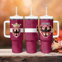 Personalized Italy Provincia Autonoma di Trento Tumbler With Handle Inspiration Flags Style