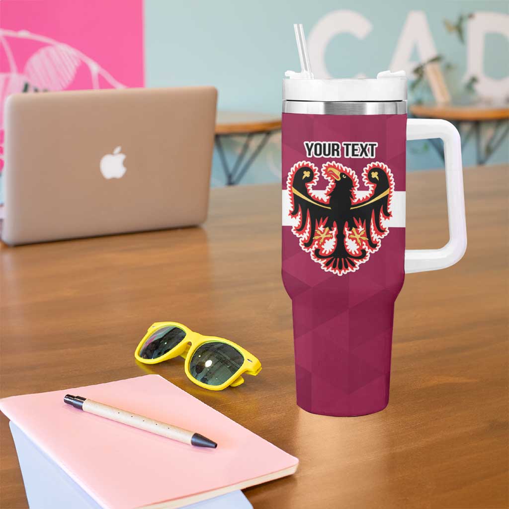 Personalized Italy Provincia Autonoma di Trento Tumbler With Handle Inspiration Flags Style