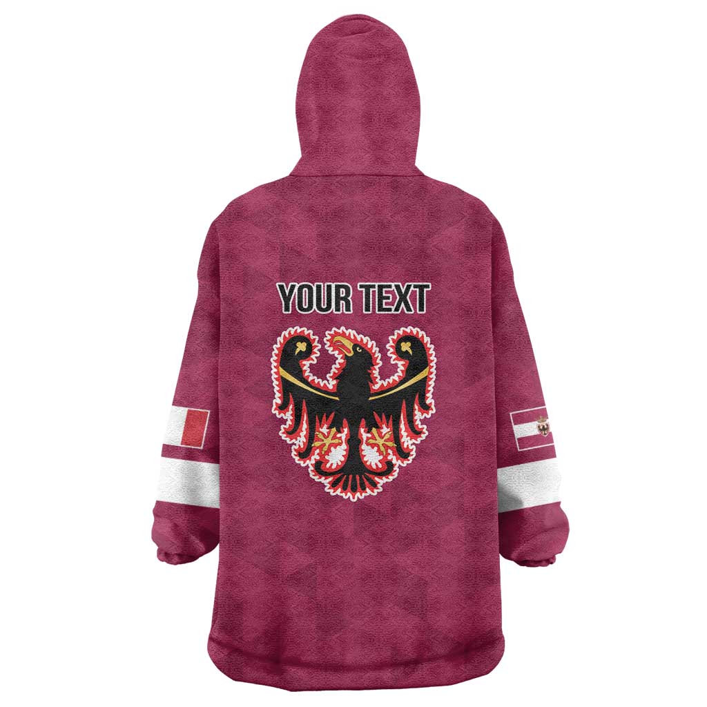 Personalized Italy Provincia Autonoma di Trento Wearable Blanket Hoodie Inspiration Flags Style