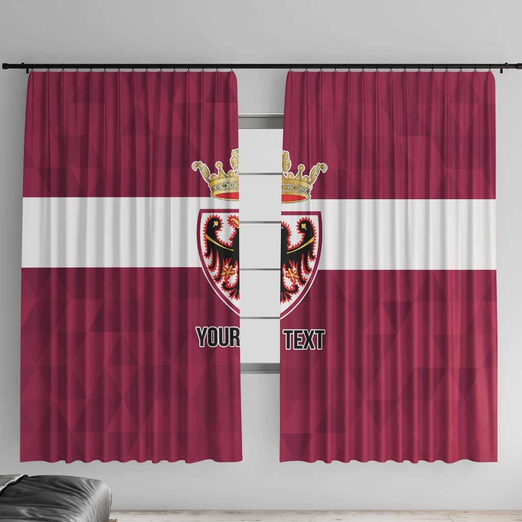 Personalized Italy Provincia Autonoma di Trento Window Curtain Inspiration Flags Style