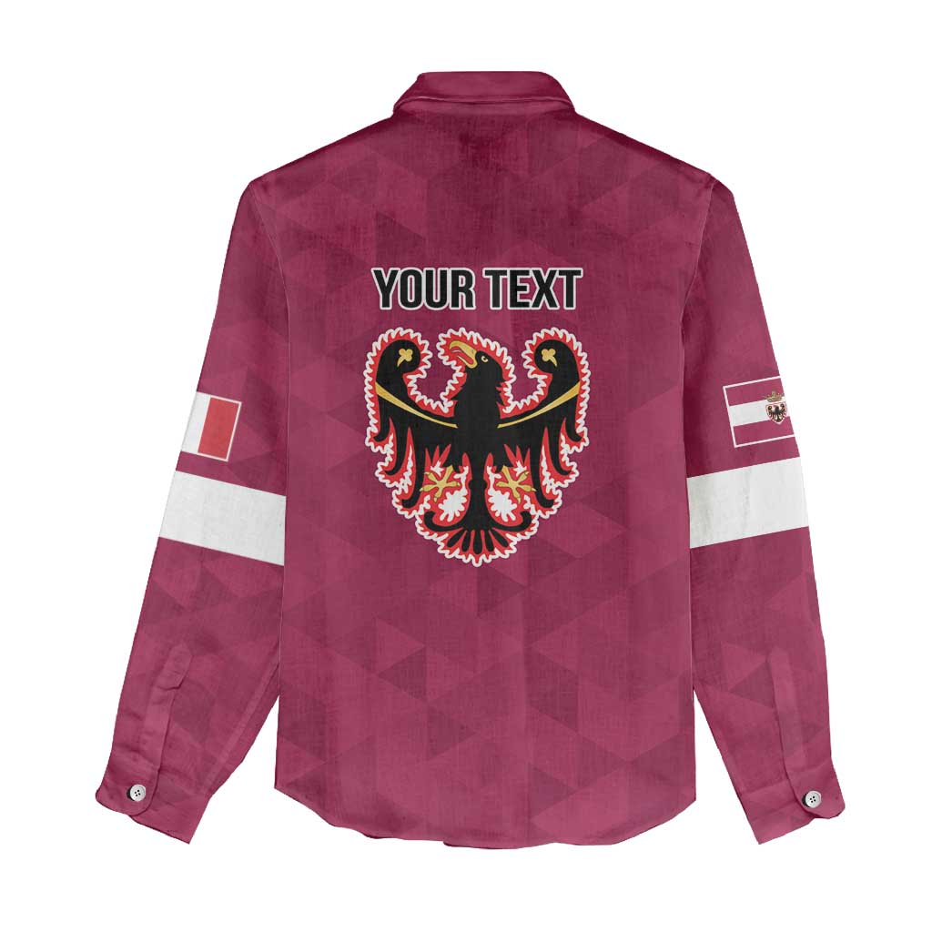 Personalized Italy Provincia Autonoma di Trento Women Casual Shirt Inspiration Flags Style