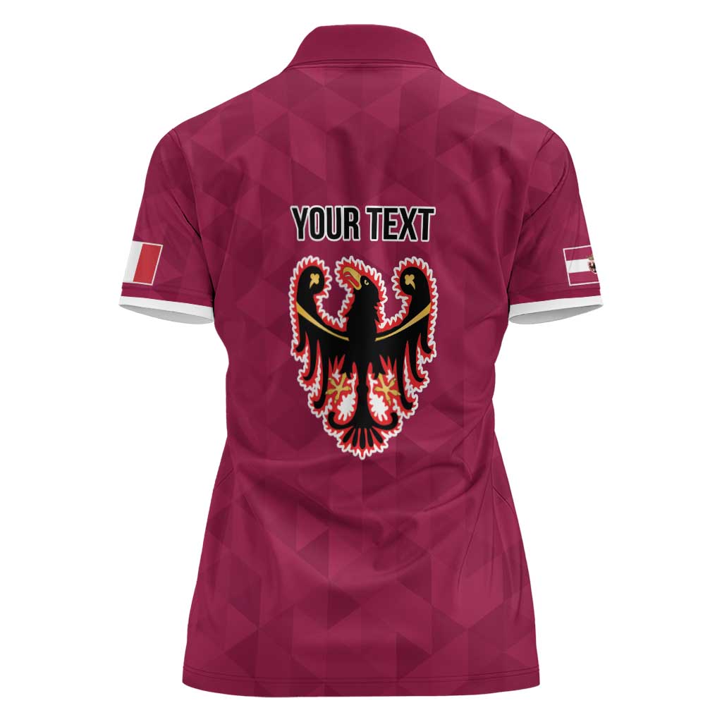 Personalized Italy Provincia Autonoma di Trento Women Polo Shirt Inspiration Flags Style
