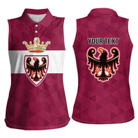 Personalized Italy Provincia Autonoma di Trento Women Sleeveless Polo Shirt Inspiration Flags Style
