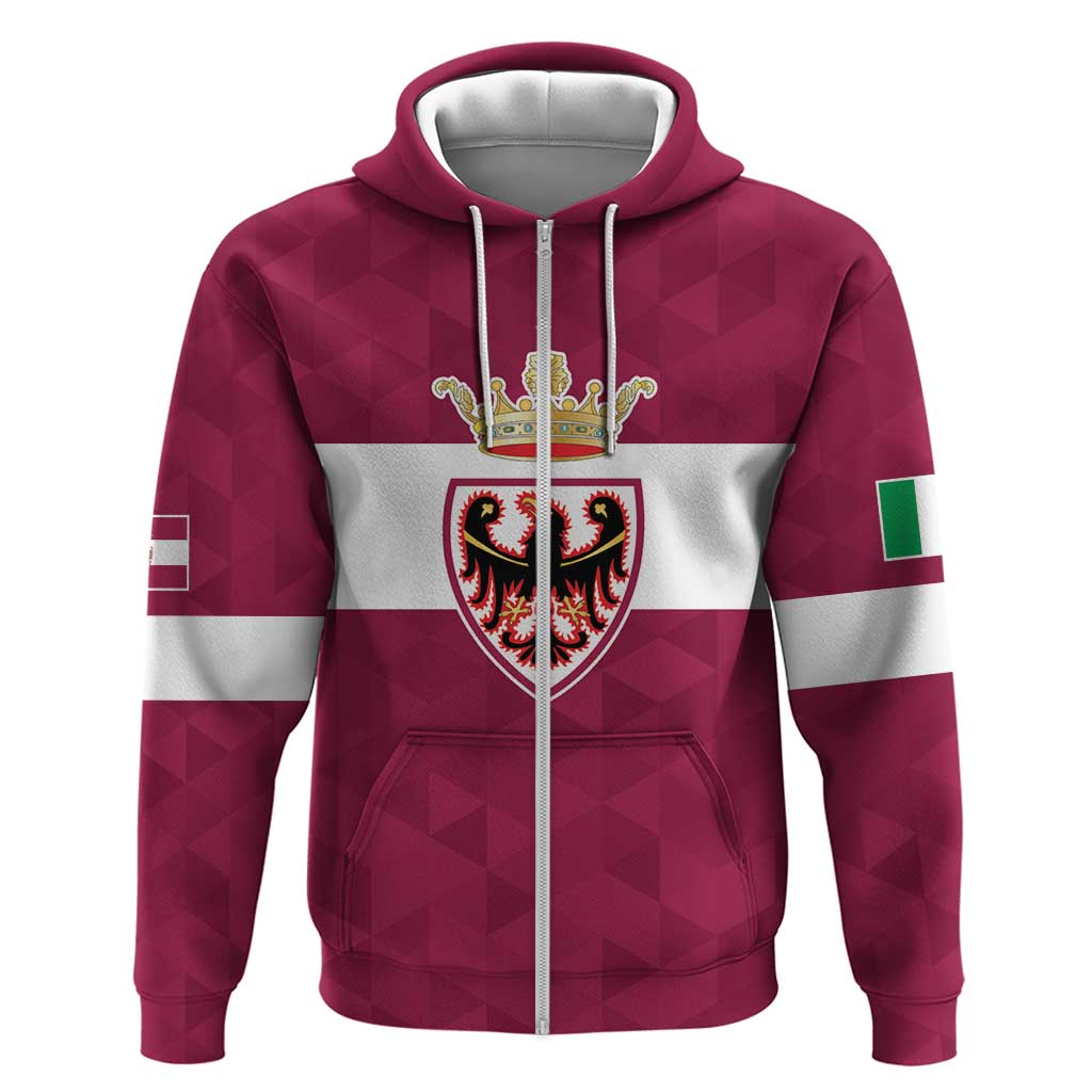Personalized Italy Provincia Autonoma di Trento Zip Hoodie Inspiration Flags Style