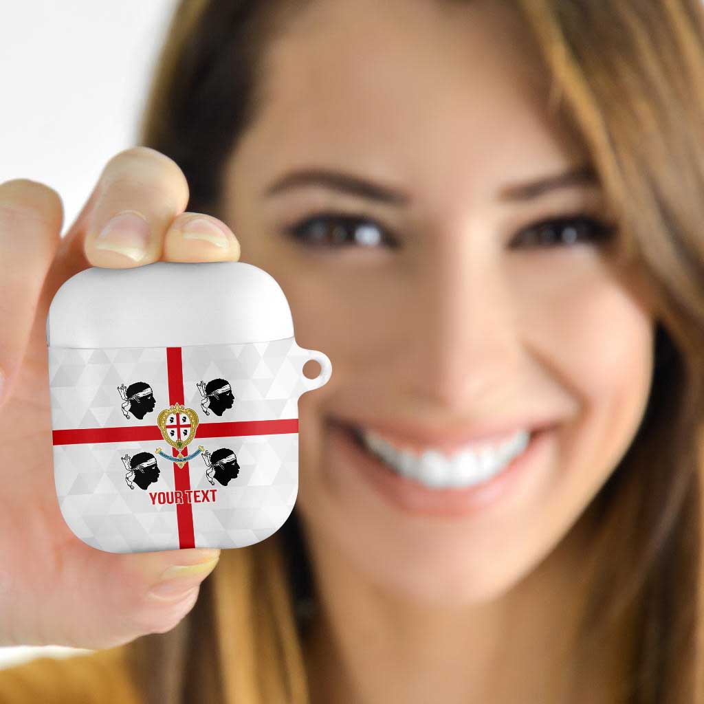 Personalized Italy Sardinia AirPods Case Inspiration Flags Style - Wonder Print Shop