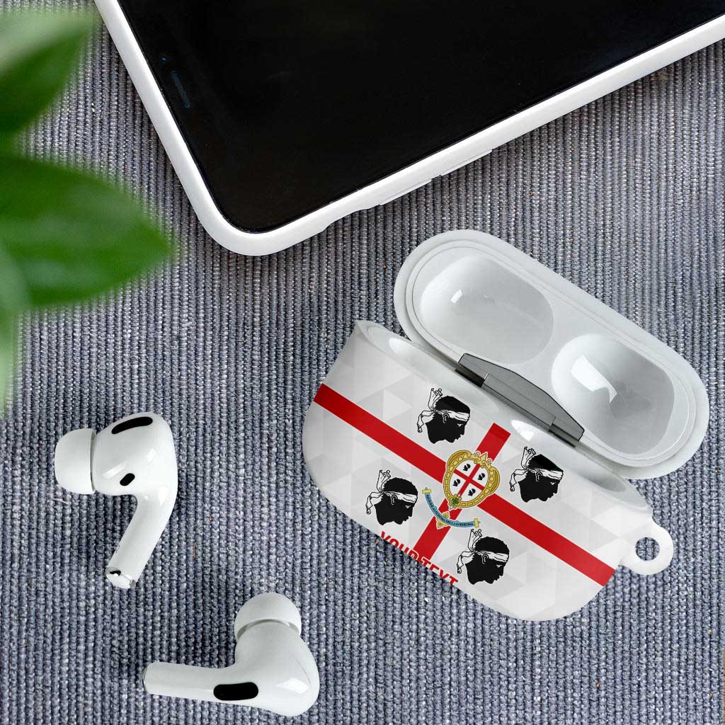 Personalized Italy Sardinia AirPods Case Inspiration Flags Style - Wonder Print Shop