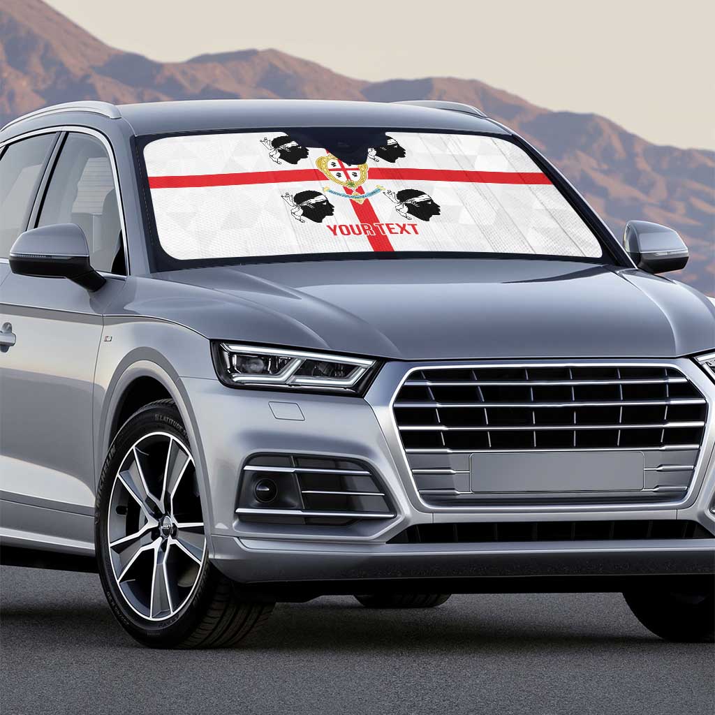 Personalized Italy Sardinia Auto Sun Shade Inspiration Flags Style - Wonder Print Shop