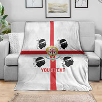 Personalized Italy Sardinia Blanket Inspiration Flags Style