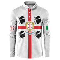 Personalized Italy Sardinia Button Sweatshirt Inspiration Flags Style