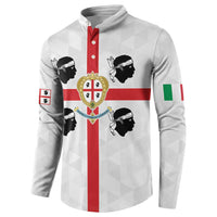 Personalized Italy Sardinia Button Sweatshirt Inspiration Flags Style
