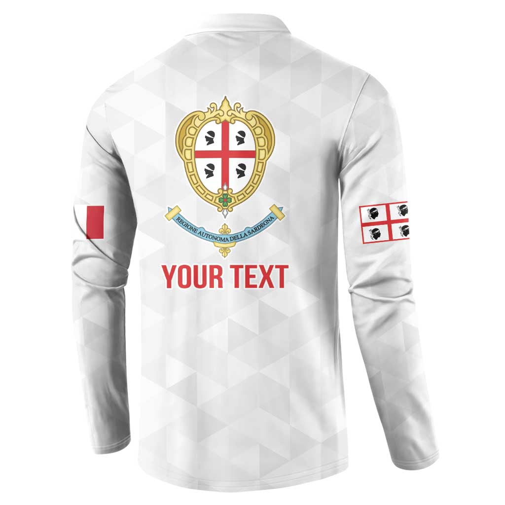 Personalized Italy Sardinia Button Sweatshirt Inspiration Flags Style