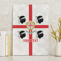 Personalized Italy Sardinia Canvas Wall Art Inspiration Flags Style