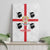 Personalized Italy Sardinia Canvas Wall Art Inspiration Flags Style