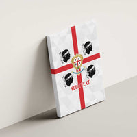 Personalized Italy Sardinia Canvas Wall Art Inspiration Flags Style