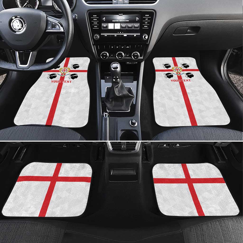 Personalized Italy Sardinia Car Mats Inspiration Flags Style