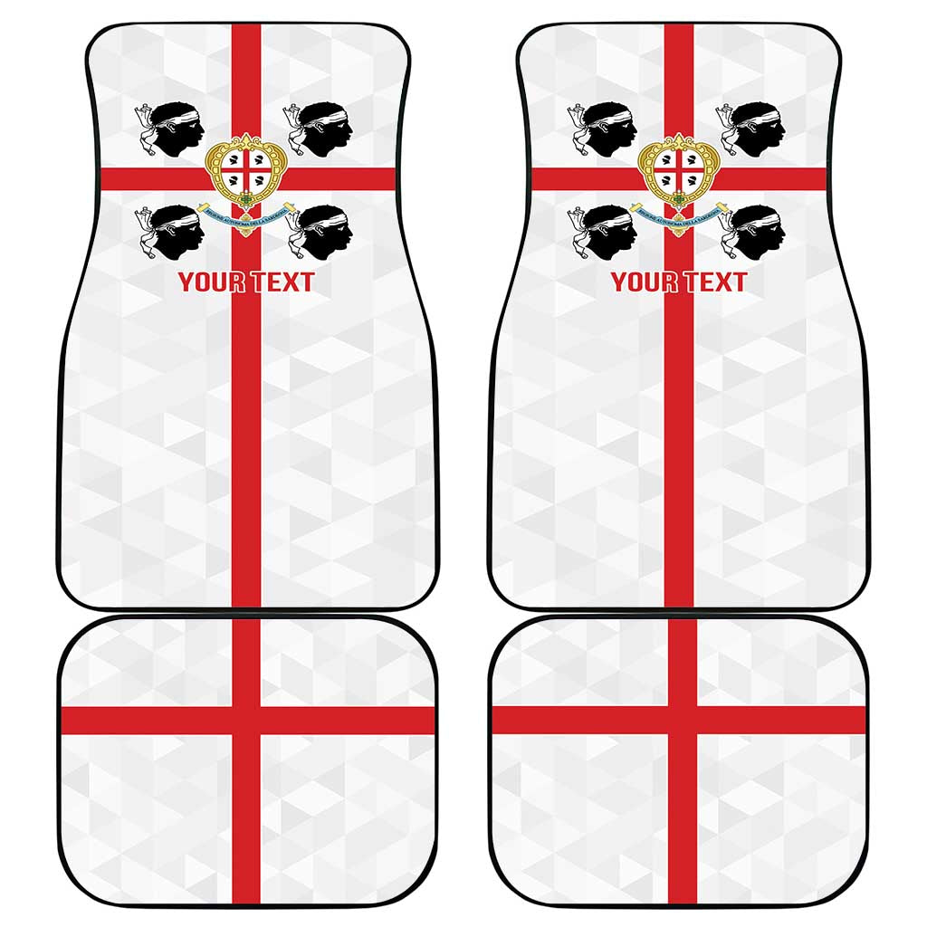 Personalized Italy Sardinia Car Mats Inspiration Flags Style