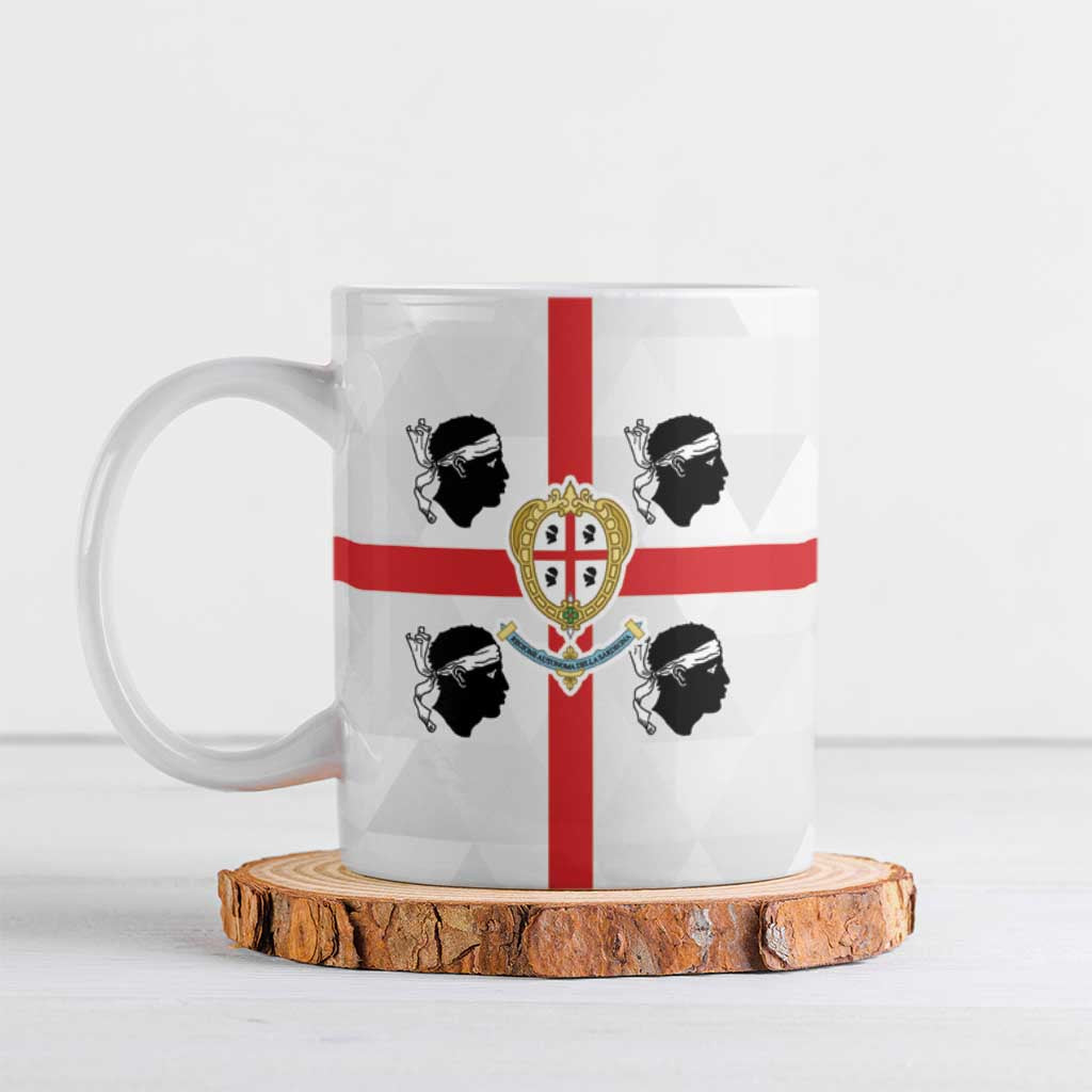 Personalized Italy Sardinia Ceramic Mug Inspiration Flags Style - Wonder Print Shop
