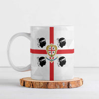 Personalized Italy Sardinia Ceramic Mug Inspiration Flags Style - Wonder Print Shop