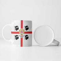 Personalized Italy Sardinia Ceramic Mug Inspiration Flags Style - Wonder Print Shop