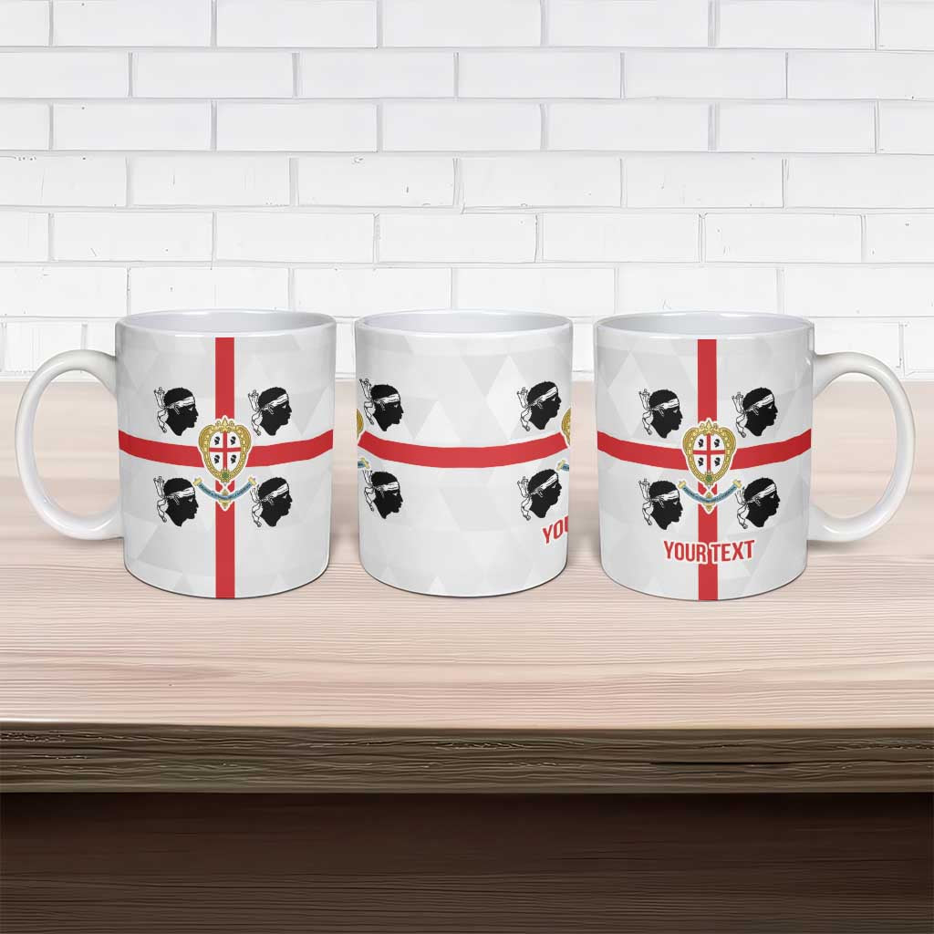 Personalized Italy Sardinia Ceramic Mug Inspiration Flags Style - Wonder Print Shop