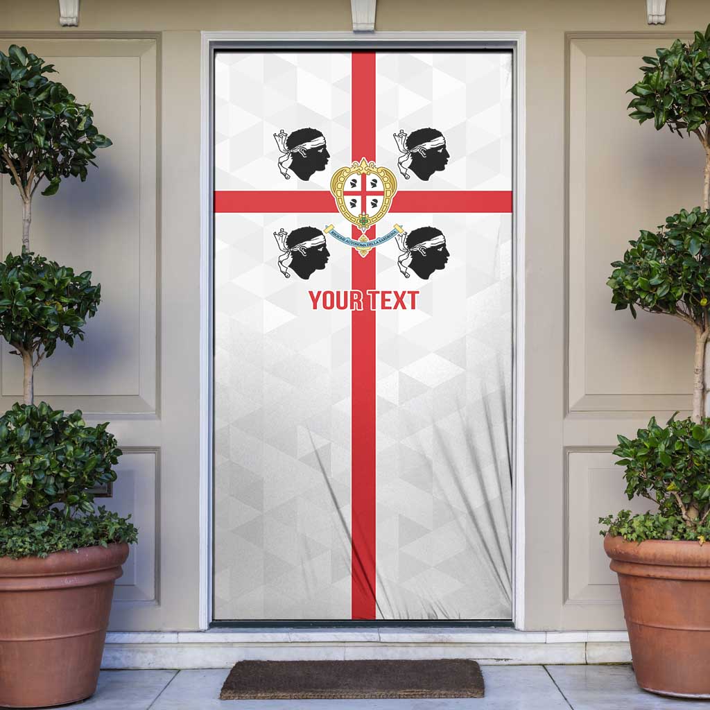 Personalized Italy Sardinia Door Cover Inspiration Flags Style - Wonder Print Shop