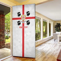 Personalized Italy Sardinia Door Cover Inspiration Flags Style - Wonder Print Shop