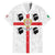Personalized Italy Sardinia Family Matching Off The Shoulder Long Sleeve Dress and Hawaiian Shirt Inspiration Flags Style