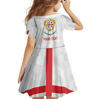 Personalized Italy Sardinia Family Matching Off Shoulder Maxi Dress and Hawaiian Shirt Inspiration Flags Style