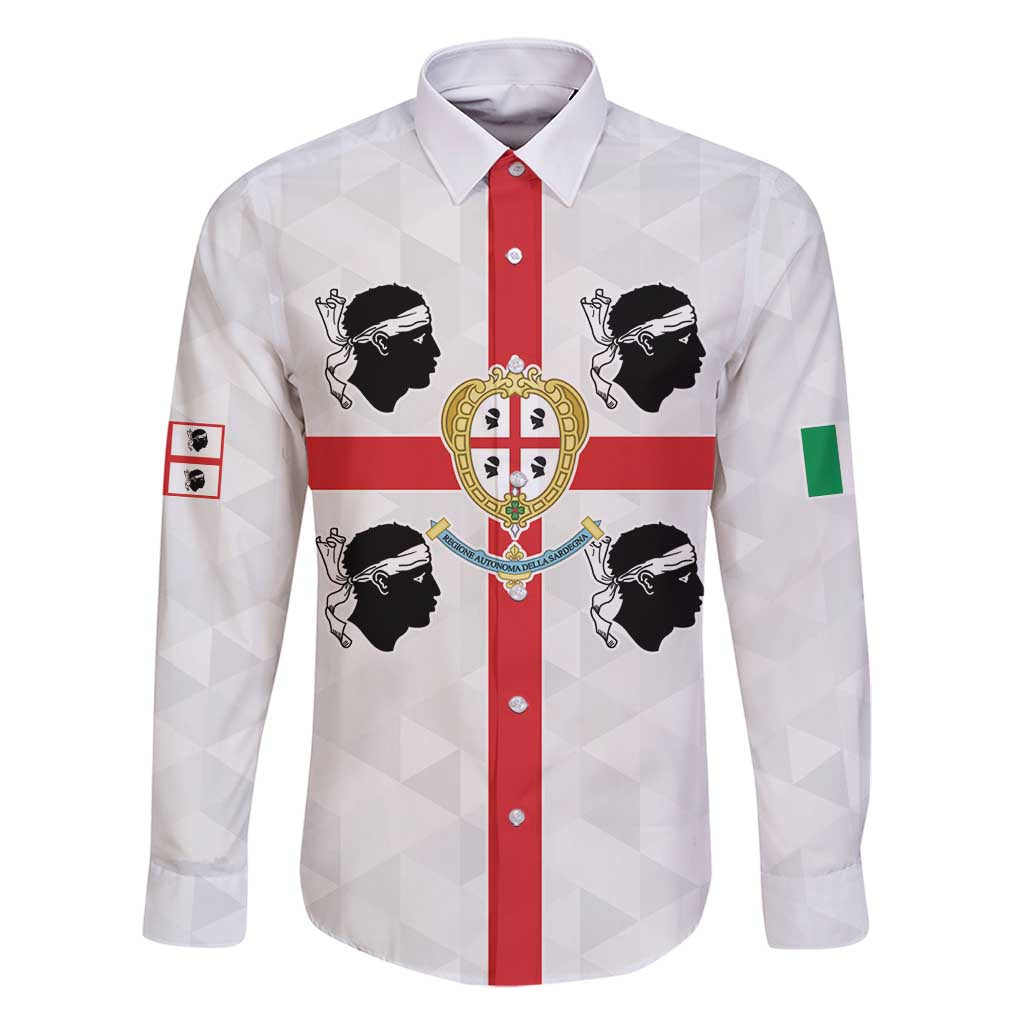 Personalized Italy Sardinia Family Matching Off Shoulder Maxi Dress and Hawaiian Shirt Inspiration Flags Style