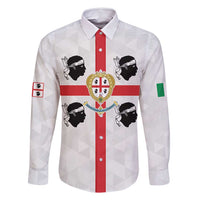 Personalized Italy Sardinia Family Matching Off Shoulder Maxi Dress and Hawaiian Shirt Inspiration Flags Style