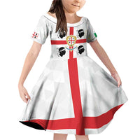 Personalized Italy Sardinia Family Matching Off Shoulder Short Dress and Hawaiian Shirt Inspiration Flags Style