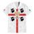 Personalized Italy Sardinia Family Matching Off Shoulder Short Dress and Hawaiian Shirt Inspiration Flags Style