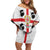 Personalized Italy Sardinia Family Matching Off Shoulder Short Dress and Hawaiian Shirt Inspiration Flags Style