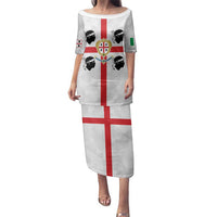 Personalized Italy Sardinia Family Matching Puletasi and Hawaiian Shirt Inspiration Flags Style