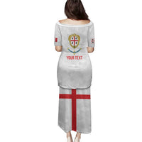 Personalized Italy Sardinia Family Matching Puletasi and Hawaiian Shirt Inspiration Flags Style