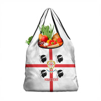 Personalized Italy Sardinia Grocery Bag Inspiration Flags Style