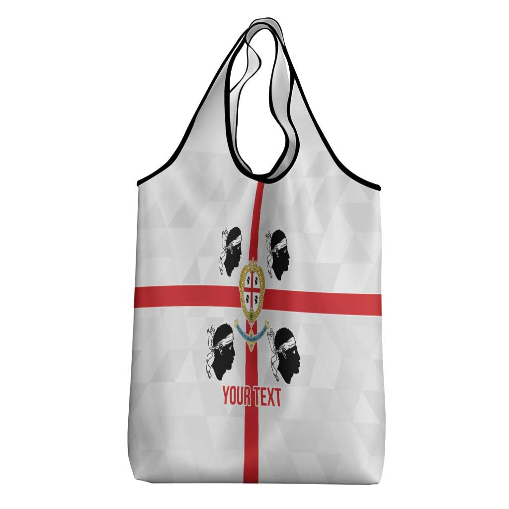 Personalized Italy Sardinia Grocery Bag Inspiration Flags Style
