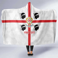 Personalized Italy Sardinia Hooded Blanket Inspiration Flags Style