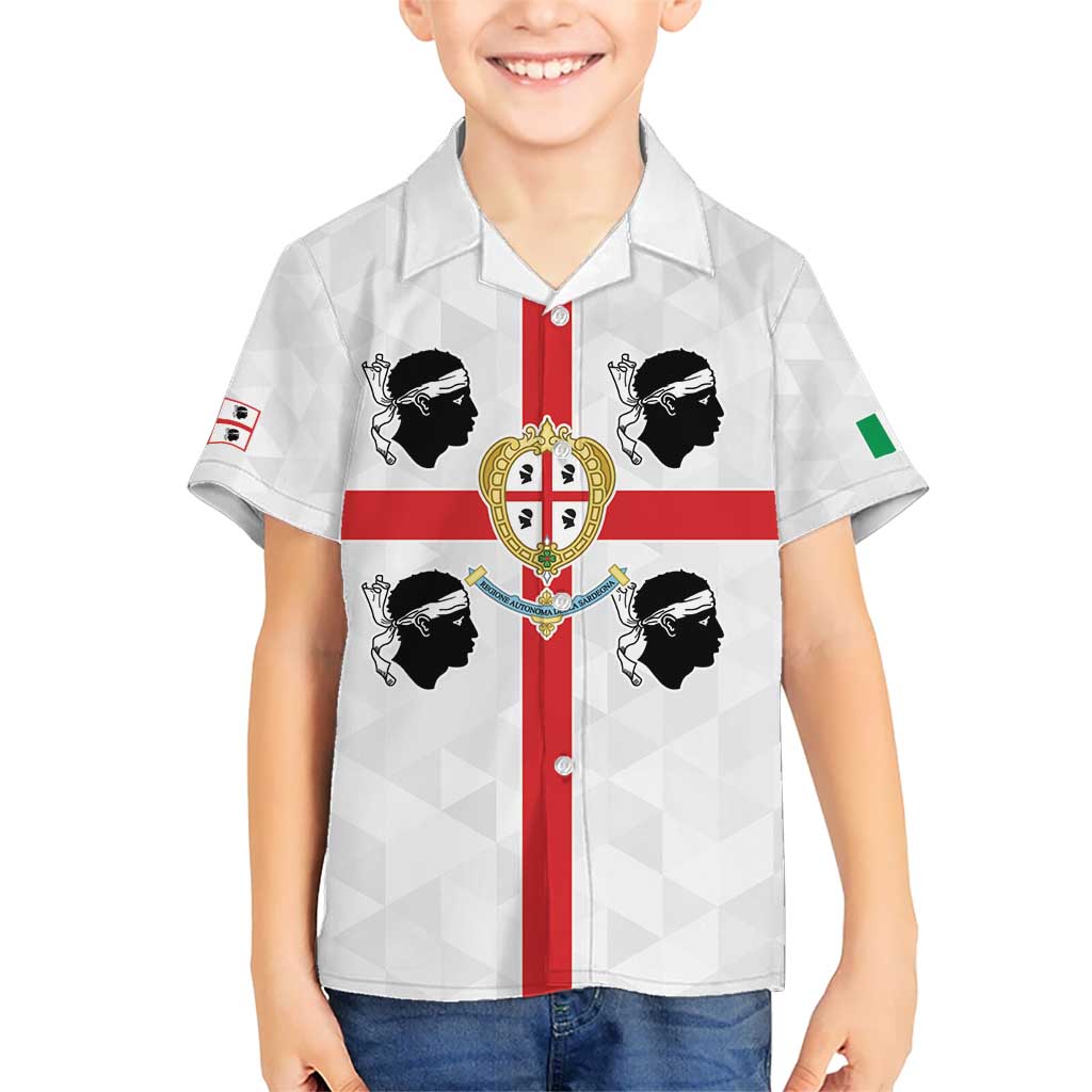 Personalized Italy Sardinia Kid Hawaiian Shirt Inspiration Flags Style